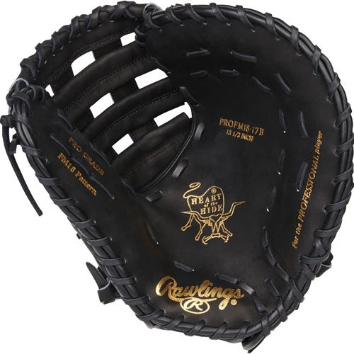 Rawlings Heart Of The Hide 12.5" First Base Mitt: PROFM18-17B 2 Rawlings Heart Of The Hide 12.5" First Base Mitt: PROFM18-17B - Image 2