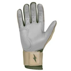 Bruce Bolt Premium Pro Military Series Long Cuff Batting Gloves: Beige -Baseball Series Store IMG 0883