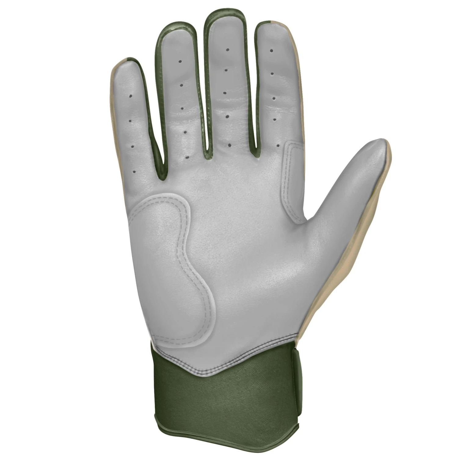 Bruce Bolt Premium Pro Military Series Short Cuff Batting Gloves: Beige 6 Bruce Bolt Premium Pro Military Series Short Cuff Batting Gloves: Beige - Image 6