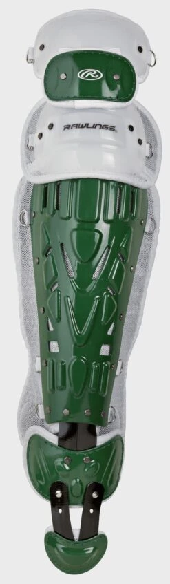 Rawlings Youth Dark Green/White VELO 2.0 Catcher's Gear Box Set: CSV2Y-DG / W -Baseball Series Store LGVEL DG W 1