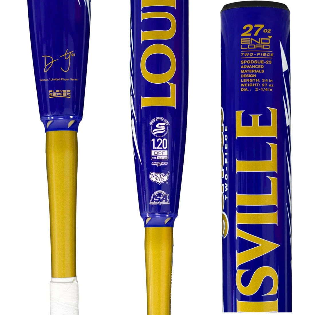 2023 Louisville Slugger Daniel Sanchez 2.0 Genesis USSSA Slowpitch Softball Bat: SPGDSUE-23 2 2023 Louisville Slugger Daniel Sanchez 2.0 Genesis USSSA Slowpitch Softball Bat: SPGDSUE-23 - Image 2