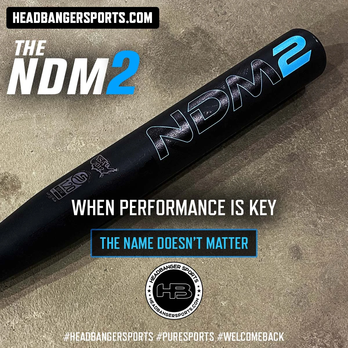 PURE Sports NDM2 12" 2 Piece Game Ready USSSA Slowpitch Softball Bat: M2FE 1 PURE Sports NDM2 12" 2 Piece Game Ready USSSA Slowpitch Softball Bat: M2FE