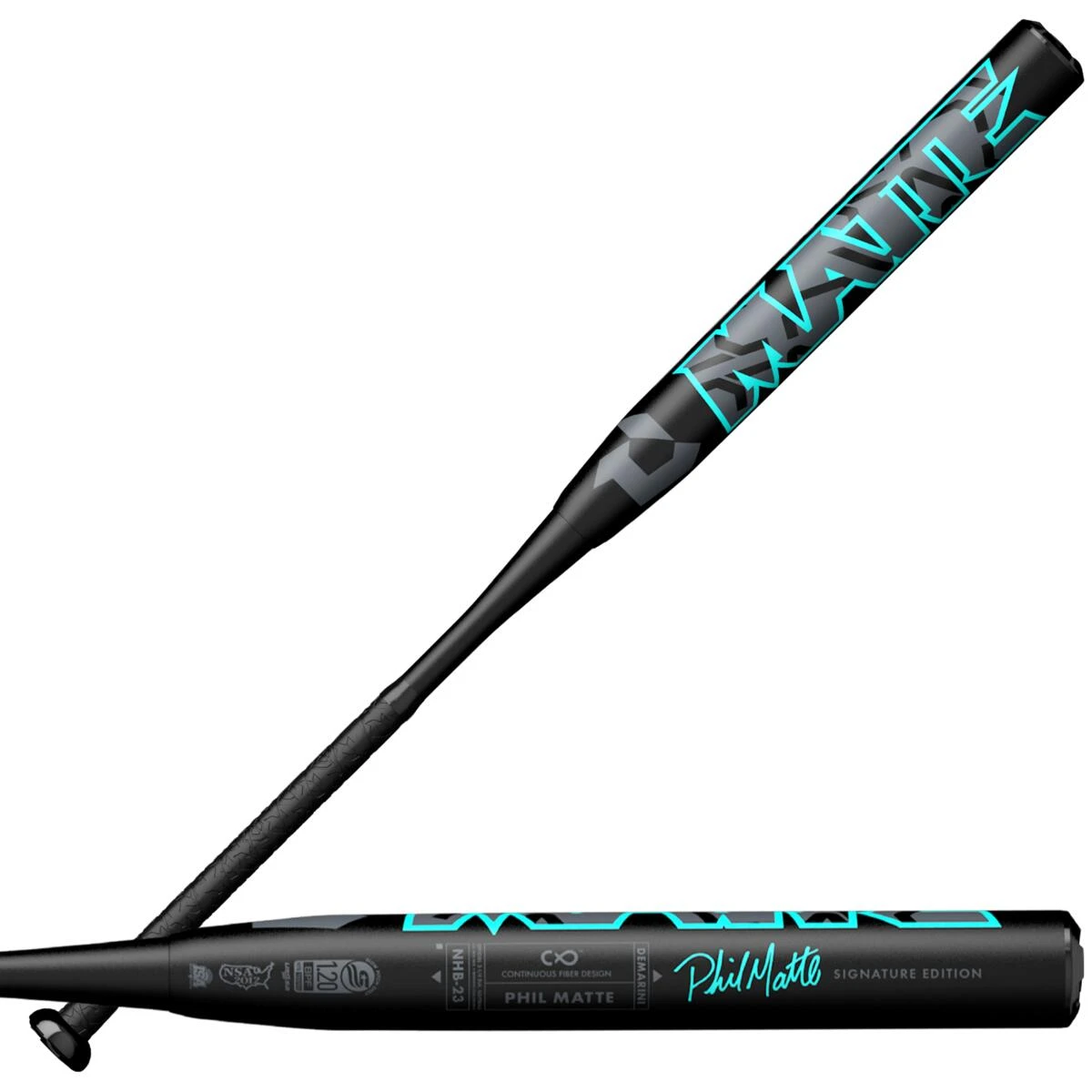 2023 DeMarini Phil Matte Signature 12" USSSA Slowpitch Softball Bat: WBD2415010 2 2023 DeMarini Phil Matte Signature 12" USSSA Slowpitch Softball Bat: WBD2415010 - Image 2