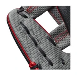 2023 Wilson A2000 1975 Spin Control 11.75" Infield Baseball Glove: WBW1009861175 -Baseball Series Store WBW100986 6 A2000 IF 1975SC SPIN CONTROL 1175 BlackSS GreyDimple Red.png.cq5dam.web .1200.1200