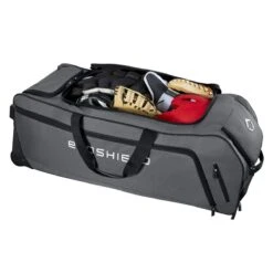 Evoshield Stone Wall Wheeled Bag (Multiple Colors): WTV9400 -Baseball Series Store WTV9400GY 4 Evoshield Stonewall Wheeled Bag Interior.png.cq5dam.web .1200.1200