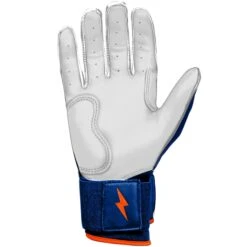 Bruce Bolt PREMIUM PRO NIMMO Long Cuff Batting Gloves: Mets Blue 13 Bruce Bolt PREMIUM PRO NIMMO Long Cuff Batting Gloves: Mets Blue -Baseball Series Store premium pro nimmo series long cuff batting gloves blue gloves brucebolt 291082