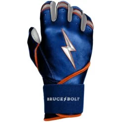 Bruce Bolt PREMIUM PRO NIMMO Long Cuff Batting Gloves: Mets Blue 10 Bruce Bolt PREMIUM PRO NIMMO Long Cuff Batting Gloves: Mets Blue -Baseball Series Store premium pro nimmo series long cuff batting gloves blue gloves brucebolt 426818